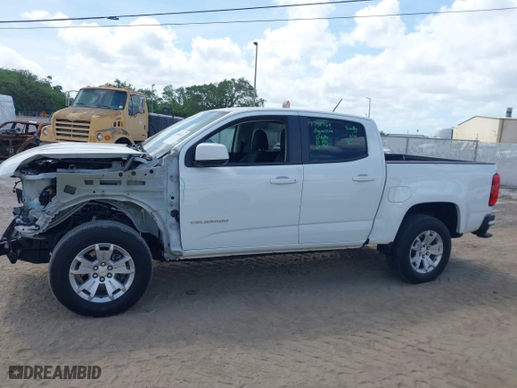 2021 Chevrolet Colorado 2WD LT with VIN 1GCGSCEN8M1159895, listed as a IAAI auction lot 41946032 with 31,499 mi miles. Bid and sale history available at carsss.com. Image 14.
