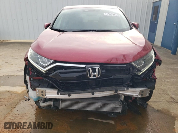 2021 Honda CR-V EX with VIN 2HKRW2H52MH669865, listed as a Copart auction lot 45858275 with 53,301 mi miles and Clean Title. Bid and sale history available at carsss.com. Image 5.