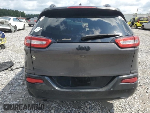 2018 Jeep Cherokee Latitude Tech Connect with VIN 1C4PJLCB1JD605455, listed as a Copart auction lot 61085135 with 117,195 mi miles and Salvage title. Bid and sale history available at DreamBid. Image 6.
