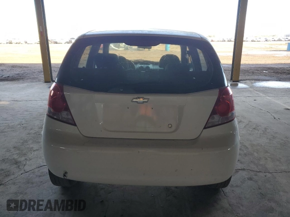 2008 Chevrolet Aveo LS with VIN KL1TD66638B019522, listed as a Copart auction lot 78677024 with 141,202 mi miles and Salvage Title. Bid and sale history available at DreamBid. Image 6.