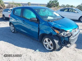 2020 Chevrolet Spark LS with VIN KL8CB6SAXLC427665, listed as a IAAI auction lot 41696925 with 126,700 mi miles. Bid and sale history available at carsss.com. Image 1.