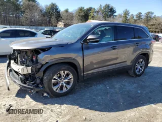 2016 Toyota Highlander LE z VIN 5TDBKRFH9GS258058, wystawiony jako Copart lot #47532565 z przebiegiem 185 642 mil mil oraz Nie do naprawy • Non repairable. Historia ofert i sprzedaży dostępna na DreamBid. Obrazek 1.