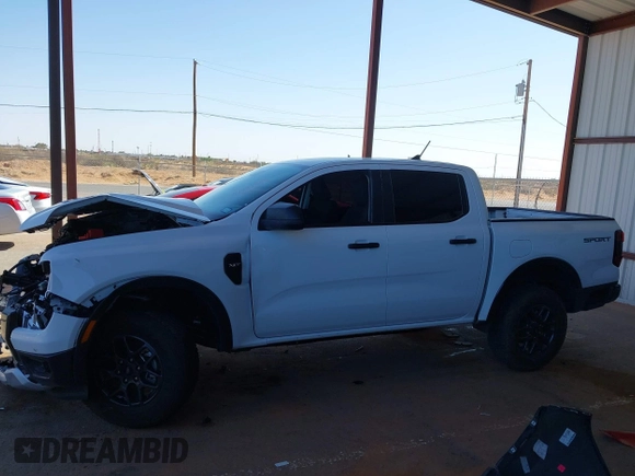 2024 Ford Ranger XLT with VIN 1FTER4GHXRLE52080, listed as a IAAI auction lot 41992449 with 4,083 mi miles and . Bid and sale history available at DreamBid. Image 14.