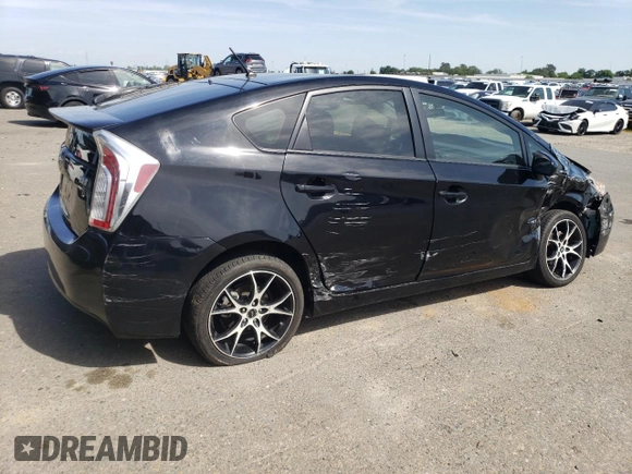 2014 Toyota Prius Four with VIN JTDKN3DU2E1750624, listed as a Copart auction lot 55048815 with 103,318 mi miles and Salvage Title. Bid and sale history available at DreamBid. Image 3.