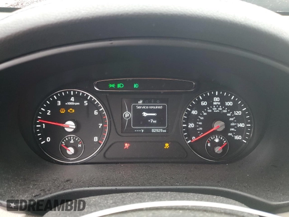 2016 Kia Sorento EX with VIN 5XYPHDA17GG128925, listed as a Copart auction lot 57088935 with 82,929 mi miles and Clean title. Bid and sale history available at DreamBid. Image 9.