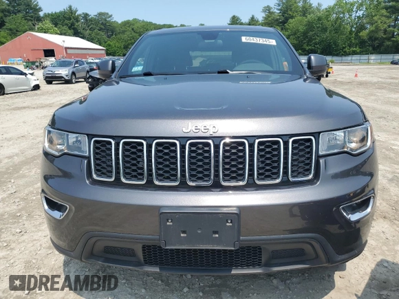 2020 Jeep Grand Cherokee Laredo E with VIN 1C4RJFAGXLC143334, listed as a Copart auction lot 60437345 with 62,484 mi miles and Salvage title. Bid and sale history available at DreamBid. Image 5.