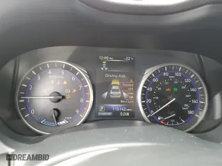 2014 Infiniti Q50 Hybrid Premium with VIN JN1AV7AR2EM702478, listed as a Copart auction lot 53332775 with 115,142 mi miles and Clean Title. Bid and sale history available at carsss.com. Image 9.