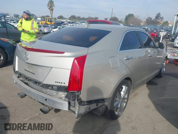 2013 Cadillac ATS with VIN 1G6AA5RX0D0156806, listed as a IAAI auction lot 41462134 with 138,323 mi miles and . Bid and sale history available at DreamBid. Image 4.