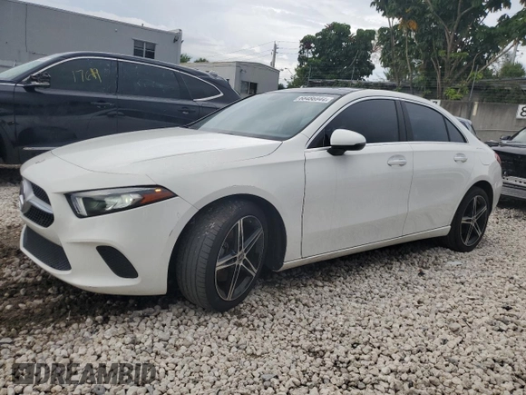 2019 Mercedes-Benz A 220 with VIN WDD3G4EB8KW020688, listed as a Copart auction lot 68486944 with 34,902 mi miles and Salvage Title. Bid and sale history available at DreamBid. Image 1.