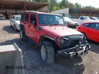 2007 Jeep Wrangler Unlimited X with VIN 1J4GB39197L150245, listed as a IAAI auction lot 41920390 with 239,532 mi miles and . Bid and sale history available at DreamBid. Image 1.