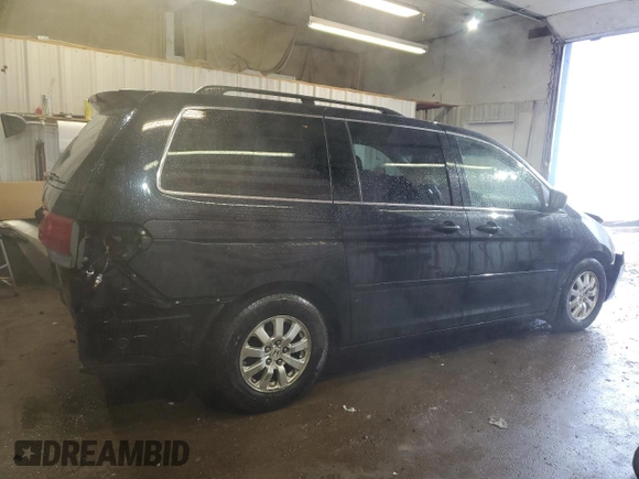 2008 Honda Odyssey EX-L with VIN 5FNRL38638B071781, listed as a Copart auction lot 47755835 with 104,508 mi miles and Salvage Title. Bid and sale history available at carsss.com. Image 3.