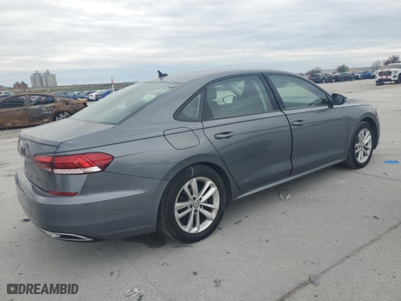 2021 Volkswagen Passat 2.0T S with VIN 1VWAA7A30MC013545, listed as a Copart auction lot 44206705 with 91,688 mi miles and Salvage Title. Bid and sale history available at carsss.com. Image 3.