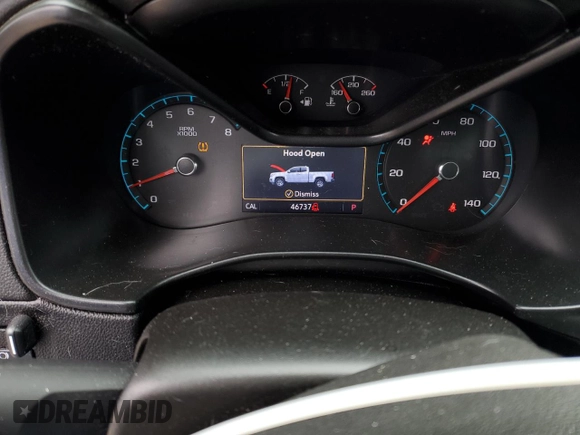 2020 Chevrolet Colorado 4WD ZR2 with VIN 1GCGTEEN5L1176189, listed as a Copart auction lot 47744665 with 46,737 mi miles and Salvage title. Bid and sale history available at DreamBid. Image 9.
