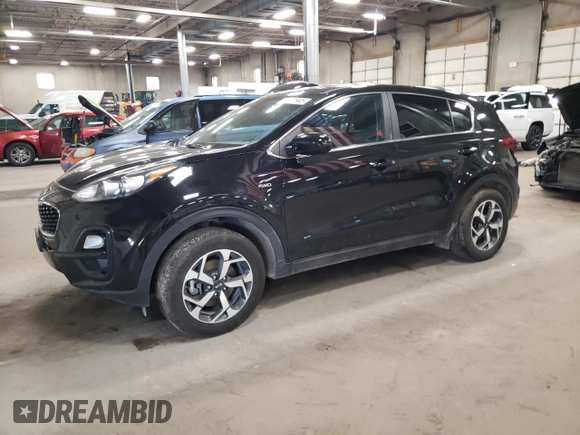2021 Kia Sportage LX z VIN KNDPMCAC9M7934023, wystawiony jako Copart lot #54761945 z przebiegiem 88 540 mil mil oraz Szkoda całkowita • Salvage title. Historia ofert i sprzedaży dostępna na DreamBid. Obrazek 1.