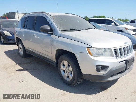 2013 Jeep Compass High Altitude Edition with VIN 1C4NJCEA3DD158952, listed as a IAAI auction lot 41998007 with 179,503 mi miles. Bid and sale history available at carsss.com. Image 1.