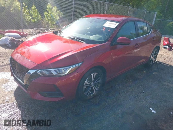 2022 Nissan Sentra SV with VIN 3N1AB8CV3NY264995, listed as a IAAI auction lot 41989200 with 32,072 mi miles and . Bid and sale history available at DreamBid. Image 2.