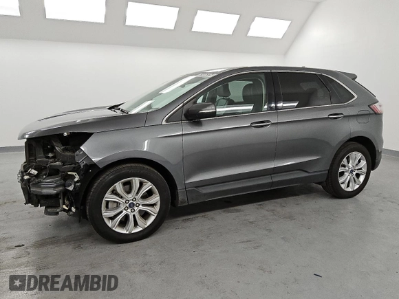 2022 Ford Edge Titanium with VIN 2FMPK4K91NBA31156, listed as a Copart auction lot 52986225 with 81,608 mi miles and Clean Title. Bid and sale history available at carsss.com. Image 1.