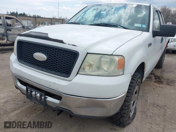 2006 Ford F-150 STX with VIN 1FTRX14W36FB55882, listed as a IAAI auction lot 42113485 with 126,492 mi miles. Bid and sale history available at carsss.com. Image 6.