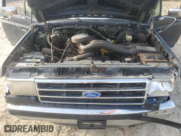 1991 Ford F-150 with VIN 1FTEX15N6MKB37563, listed as a Copart auction lot 46324765 with 35,884 mi miles and Salvage Title. Bid and sale history available at DreamBid. Image 11.