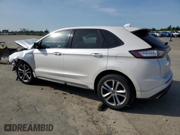 2017 Ford Edge Sport with VIN 2FMPK4AP2HBB43954, listed as a Copart auction lot 52008705 with 105,716 mi miles and Salvage Title. Bid and sale history available at carsss.com. Image 2.
