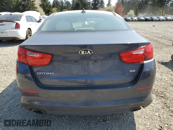 2015 Kia Optima LX with VIN 5XXGM4A70FG472261, listed as a Copart auction lot 54229975 with 136,157 mi miles and Clean Title. Bid and sale history available at carsss.com. Image 6.