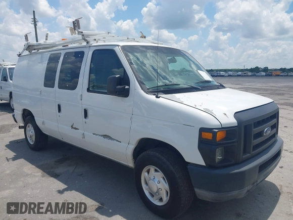 2011 Ford Econoline Cargo Commercial with VIN 1FTNE2EL4BDA70800, listed as a IAAI auction lot 42523533 with 139,962 mi miles and . Bid and sale history available at DreamBid. Image 1.