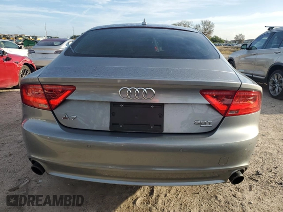 2015 Audi A7 3.0 Premium Plus with VIN WAUWGAFC4FN005742, listed as a Copart auction lot 58813164 with 115,296 mi miles and Salvage Title. Bid and sale history available at carsss.com. Image 6.