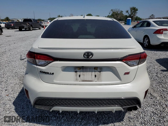 2021 Toyota Corolla SE with VIN JTDS4MCE3MJ071415, listed as a Copart auction lot 53368925 with 74,736 mi miles and Salvage Title. Bid and sale history available at carsss.com. Image 6.
