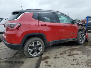 2018 Jeep Compass Limited with VIN 3C4NJDCB0JT397379, listed as a Copart auction lot 59751945 with Not provided miles and Salvage title. Bid and sale history available at DreamBid. Image 3.