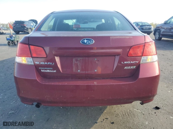 2012 Subaru Legacy 2.5i with VIN 4S3BMBA64C3011131, listed as a Copart auction lot 50500465 with 248,637 mi miles and Clean Title. Bid and sale history available at carsss.com. Image 6.