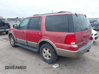 2003 Ford Expedition Eddie Bauer with VIN 1FMPU18L03LA46417, listed as a IAAI auction lot 41846785 with 209,708 mi miles. Bid and sale history available at carsss.com. Image 3.