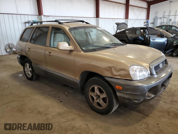 2004 Hyundai Santa Fe GLS with VIN KM8SC13D64U662051, listed as a Copart auction lot 78232394 with 0 mi miles and Salvage Title. Bid and sale history available at carsss.com. Image 4.