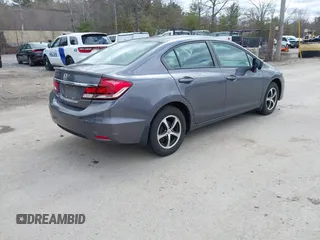 2015 Honda Civic Sedan SE with VIN 2HGFB2F79FH538335, listed as a IAAI auction lot 42049134 with 51,478 mi miles. Bid and sale history available at carsss.com. Image 4.