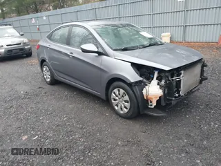 2017 Hyundai Accent SE with VIN KMHCT4AE7HU308112, listed as a IAAI auction lot 41481047 with 74,896 mi miles. Bid and sale history available at carsss.com. Image 1.
