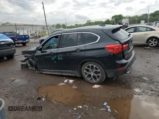 2021 BMW X1 xDrive28i with VIN WBXJG9C05M5T03982, listed as a Copart auction lot 55384025 with 24,309 mi miles and Salvage Title. Bid and sale history available at DreamBid. Image 2.