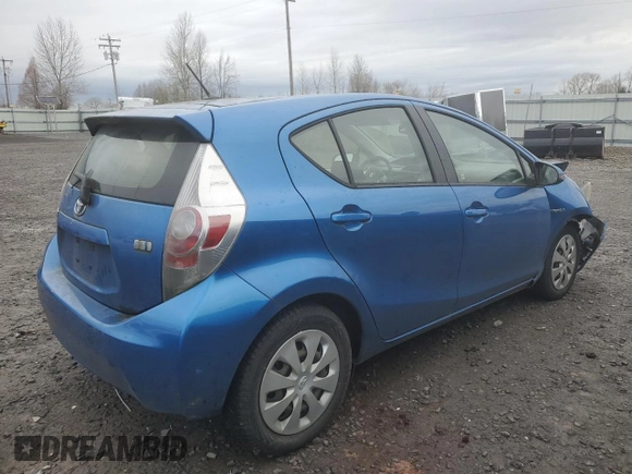 2013 Toyota Prius One with VIN JTDKDTB30D1550028, listed as a Copart auction lot 50266995 with 63,909 mi miles and Salvage Title. Bid and sale history available at carsss.com. Image 3.