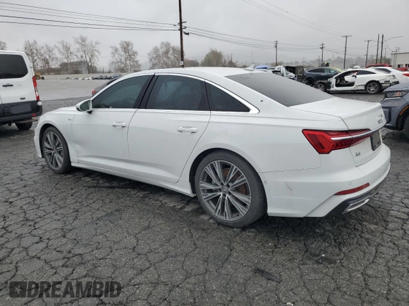 2019 Audi A6 Premium Plus with VIN WAUL2AF21KN065741, listed as a Copart auction lot 45146175 with 27,726 mi miles and Salvage Title. Bid and sale history available at carsss.com. Image 2.