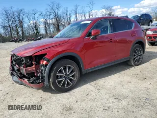 2018 Mazda CX-5 Grand Touring with VIN JM3KFBDM2J0373422, listed as a Copart auction lot 50314625 with 47,081 mi miles and Salvage Title. Bid and sale history available at carsss.com. Image 1.