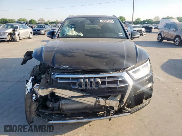 2018 Audi Q5 Premium Plus with VIN WA1BNAFY2J2167442, listed as a Copart auction lot 52931425 with 73,544 mi miles and Salvage Title. Bid and sale history available at DreamBid. Image 5.