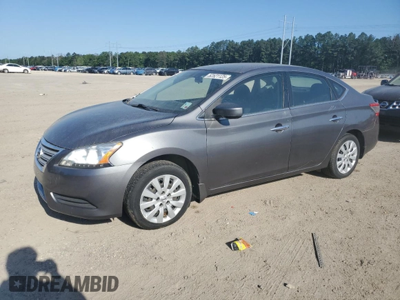 2015 Nissan Sentra SV with VIN 3N1AB7AP1FL689418, listed as a Copart auction lot 52521125 with 123,203 mi miles and Salvage Title. Bid and sale history available at carsss.com. Image 1.