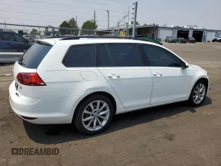 2017 Volkswagen Golf SportWagen S with VIN 3VWC17AU9HM503584, listed as a Copart auction lot 64695784 with 77,132 mi miles and Salvage Title. Bid and sale history available at carsss.com. Image 3.