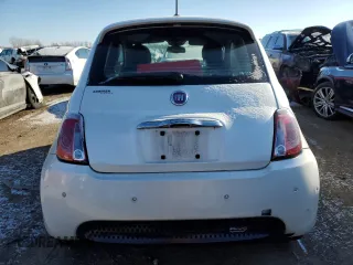 2013 FIAT 500e with VIN 3C3CFFGE2DT714158, listed as a Copart auction lot 85151624 with 71,980 mi miles and Salvage Title. Bid and sale history available at carsss.com. Image 6.