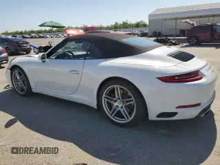 2018 Porsche 911 Carrera with VIN WP0CA2A90JS138078, listed as a Copart auction lot 57604435 with 32,841 mi miles and Salvage title. Bid and sale history available at DreamBid. Image 2.