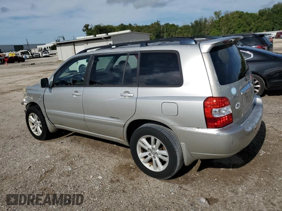 2006 Toyota Highlander Hybrid with VIN JTEDW21A160014092, listed as a Copart auction lot 69843364 with 119,839 mi miles and Salvage Title. Bid and sale history available at carsss.com. Image 2.