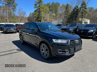 2019 Audi Q7 Prestige with VIN WA1VAAF72KD007695, listed as a Copart auction lot 52756465 with 142,760 mi miles and Clean Title. Bid and sale history available at carsss.com. Image 2.