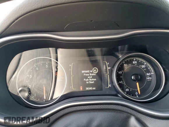 2020 Jeep Cherokee Latitude Plus with VIN 1C4PJLLB3LD577645, listed as a Copart auction lot 52131195 with 38,340 mi miles and Salvage Title. Bid and sale history available at carsss.com. Image 9.