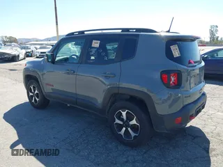 2021 Jeep Renegade Trailhawk with VIN ZACNJDC11MPN25564, listed as a IAAI auction lot 41724864 with 70,774 mi miles and . Bid and sale history available at DreamBid. Image 3.