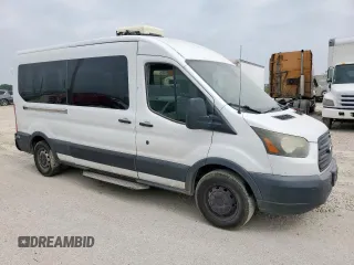 2015 Ford Transit XL with VIN 1FBAX2CM6FKA52776, listed as a Copart auction lot 56257115 with 270,005 mi miles and Salvage title. Bid and sale history available at DreamBid. Image 4.