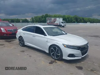 2021 Honda Accord Sport with VIN 1HGCV2F35MA005482, listed as a IAAI auction lot 42367020 with 88,557 mi miles and . Bid and sale history available at DreamBid. Image 1.