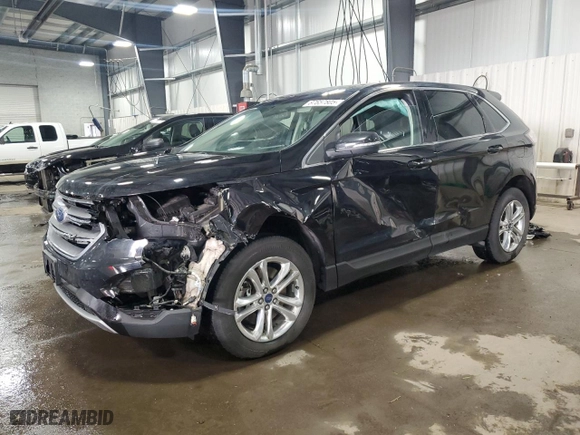 2017 Ford Edge SEL with VIN 2FMPK4J96HBC26904, listed as a Copart auction lot 87657805 with 97,112 mi miles and Clean Title. Bid and sale history available at carsss.com. Image 1.